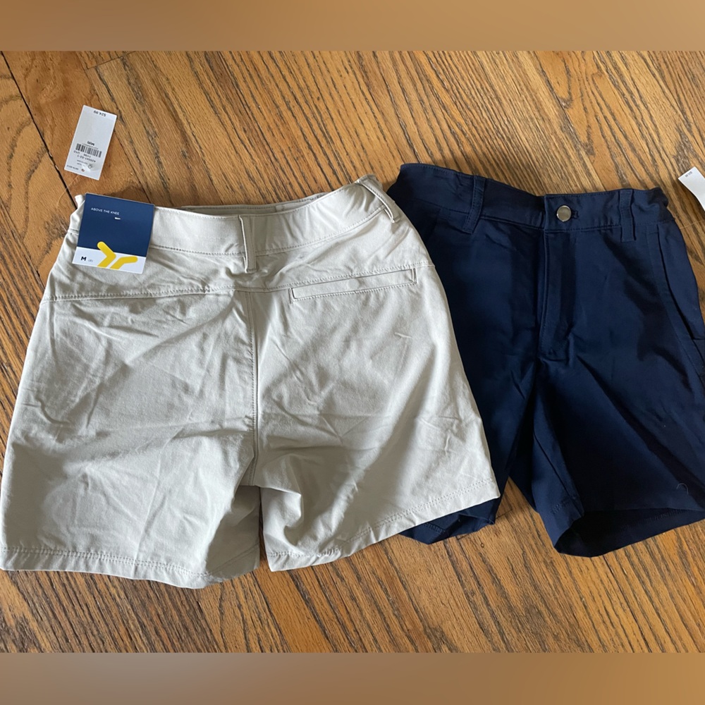 Girls old navy shorts, navy/ khaki,